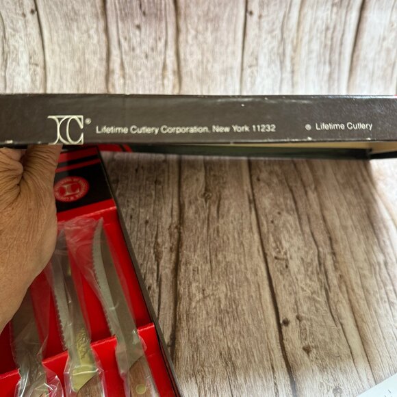 AvantiX Stainless Steel Gourmet 8 PC Steak Knives NIB Open Box READ - Picture 9 of 12